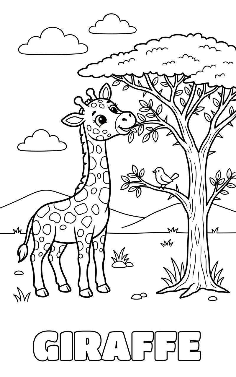 Tiere Ausmalbild zum Ausdrucken