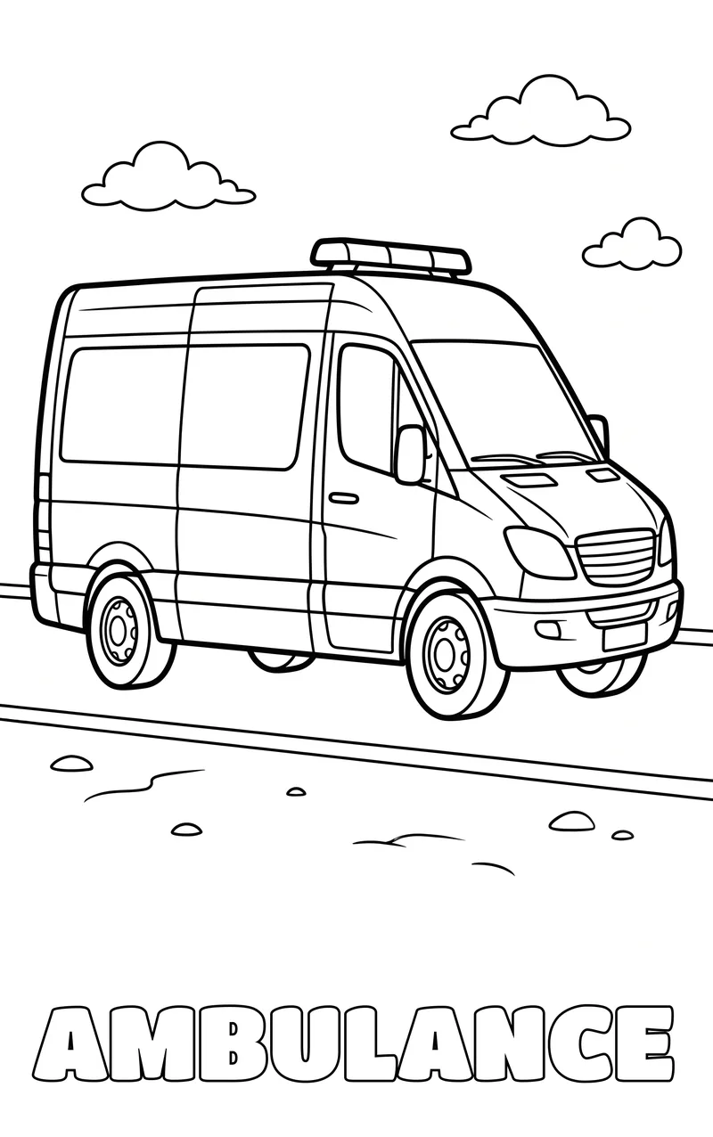 coloriage véhicule à imprimer
