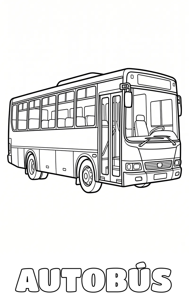 dibujo de vehículos para colorear
