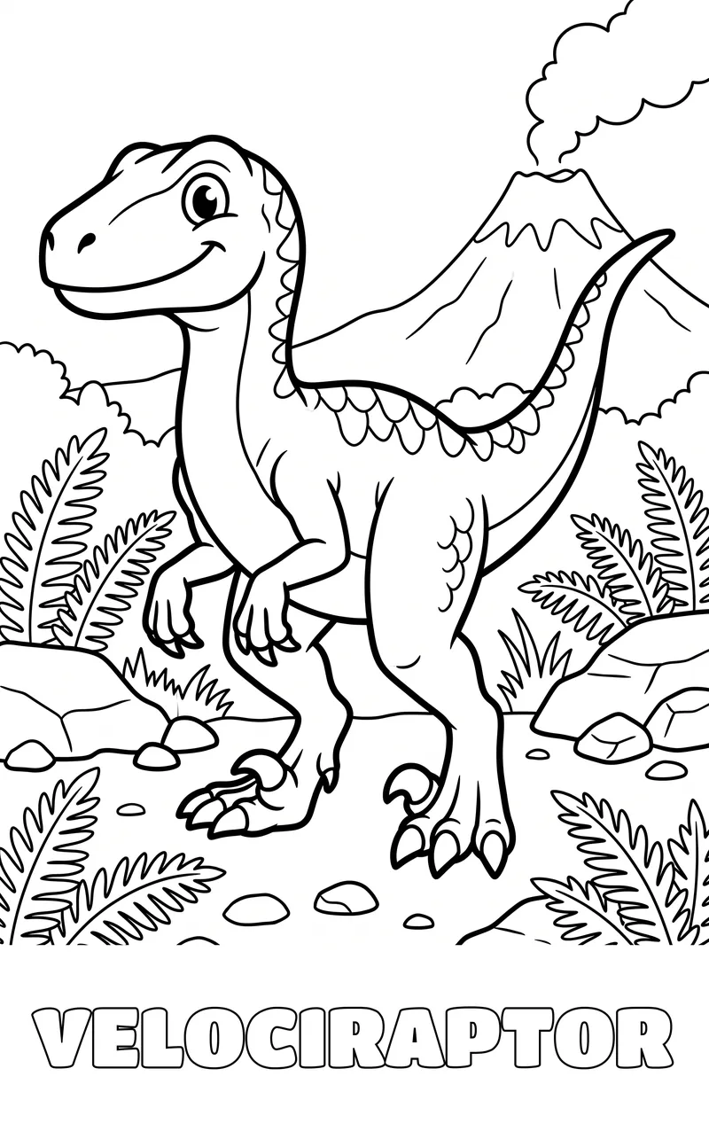 disegno da colorare: dinosauri