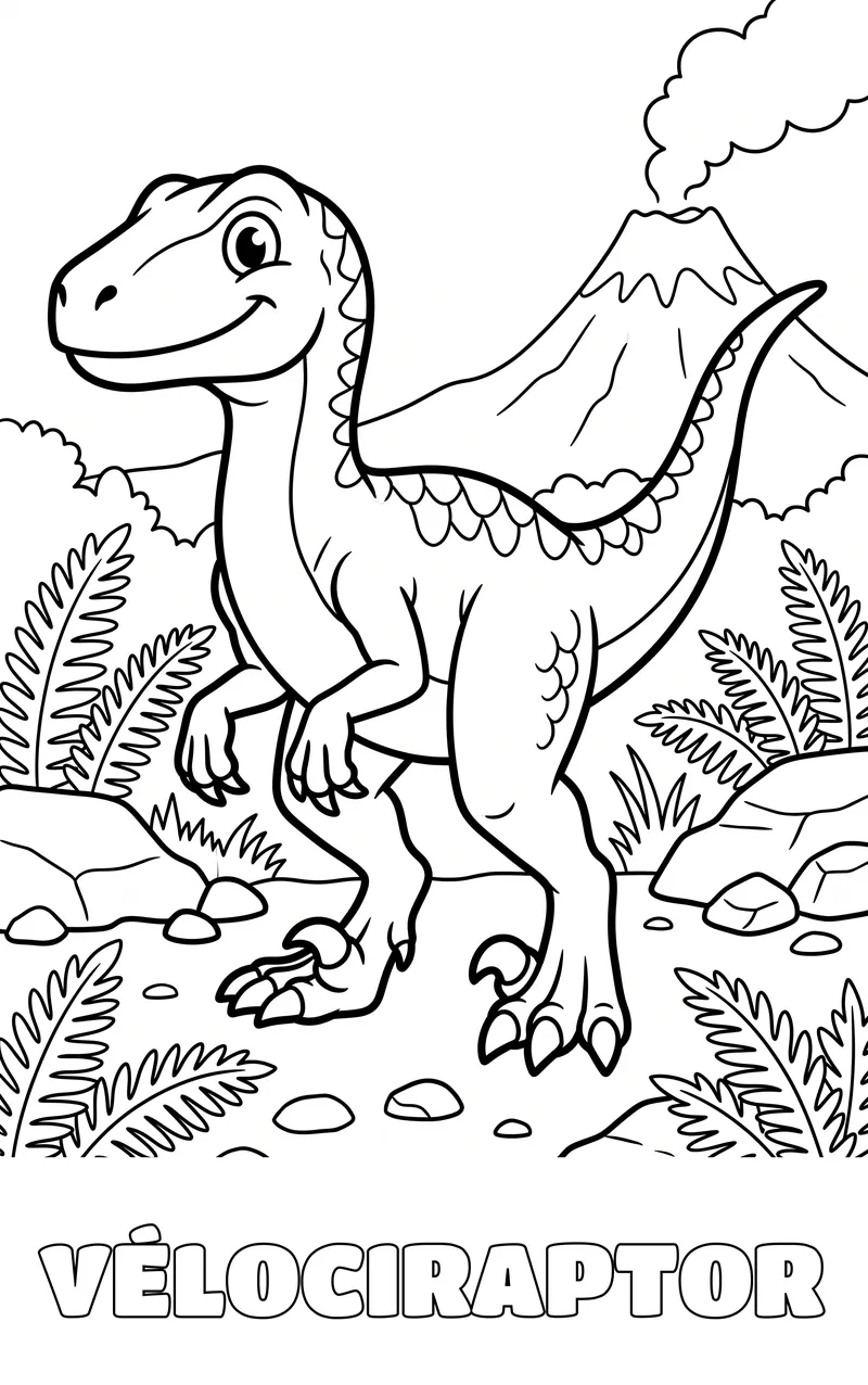 coloriage dinosaure à imprimer