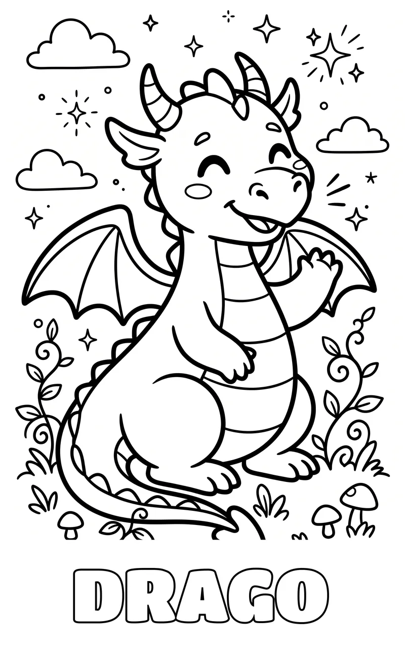 disegno da colorare: unicorni