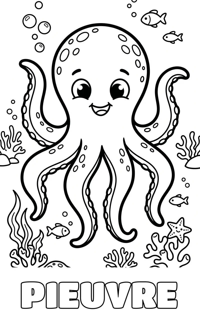 coloriage animaux marins à imprimer