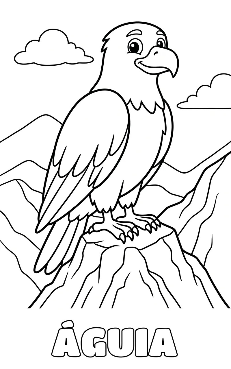desenho de pássaro para colorir