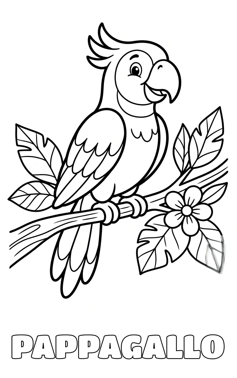 disegno da colorare: uccelli
