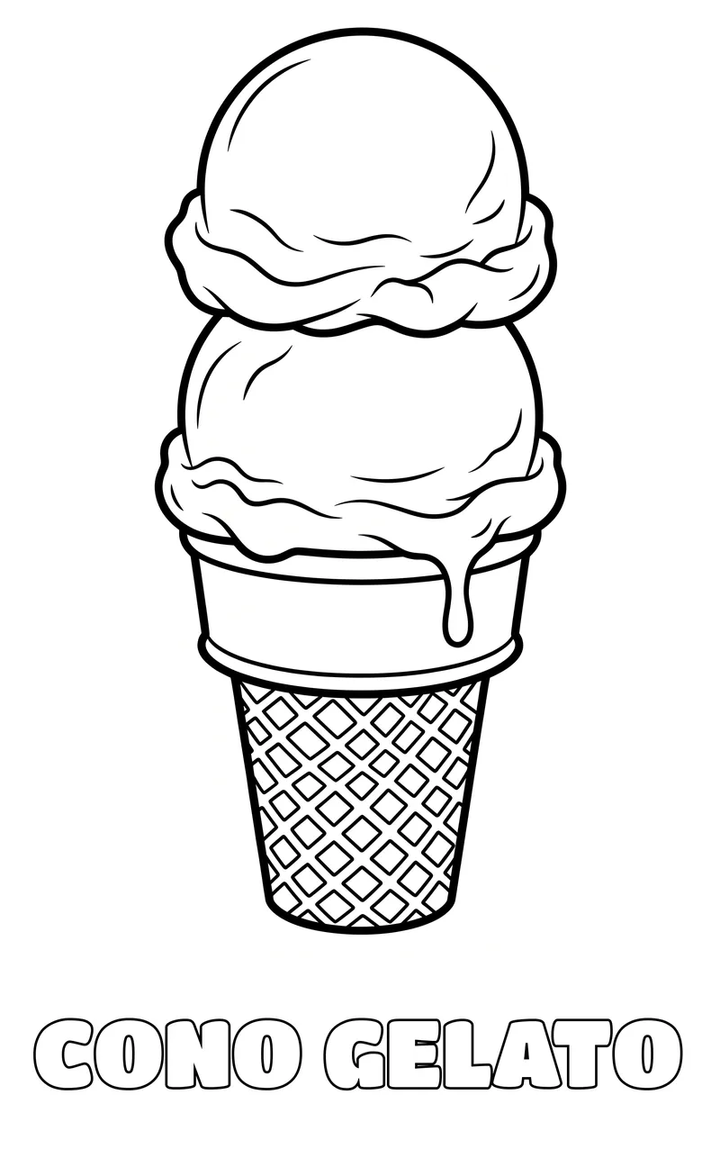 disegno da colorare: cibo