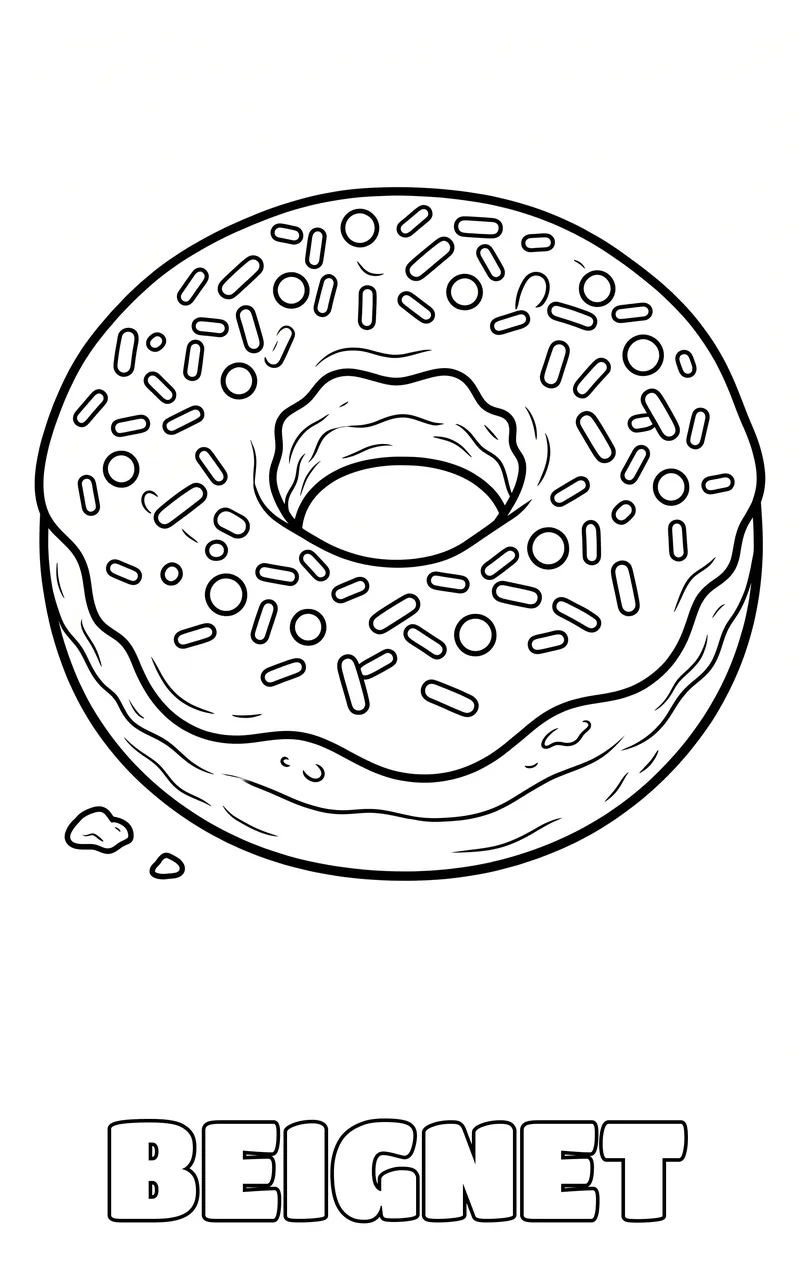 coloriage nourriture à imprimer