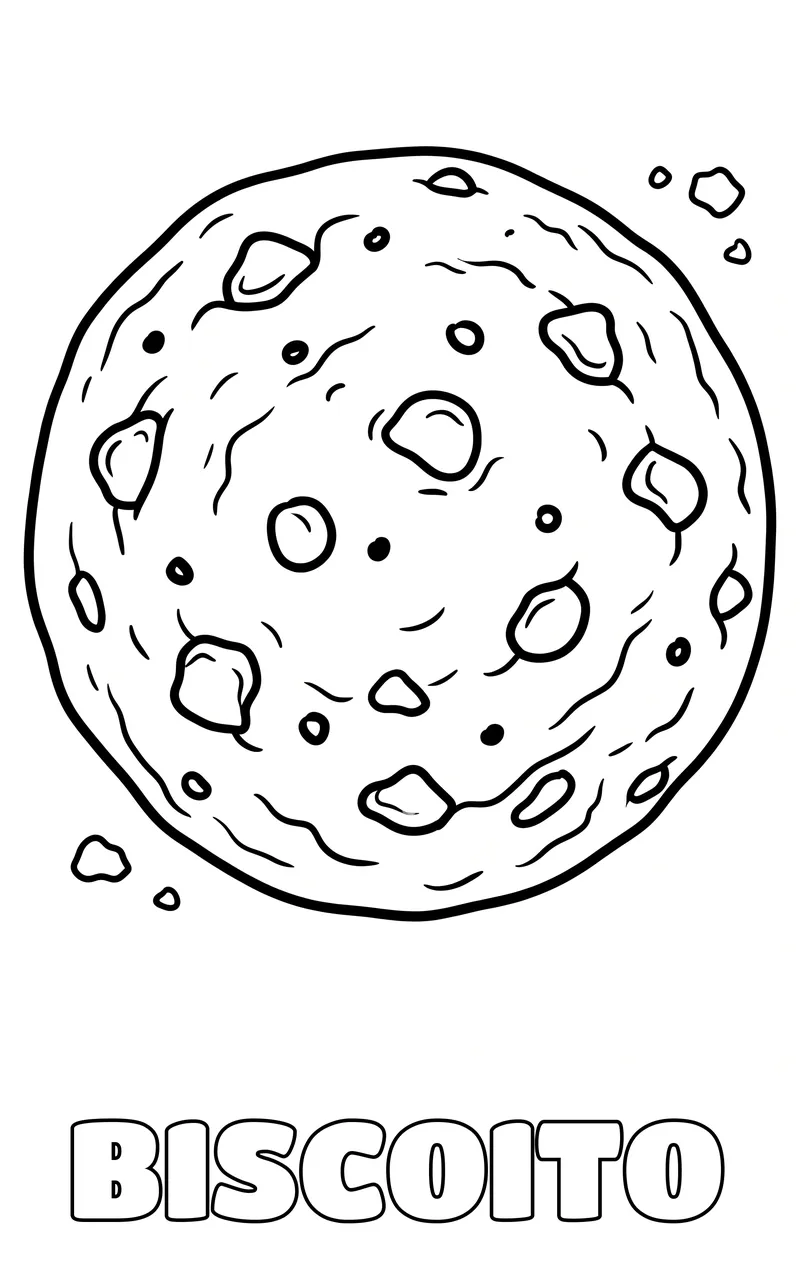 desenho de comida para colorir