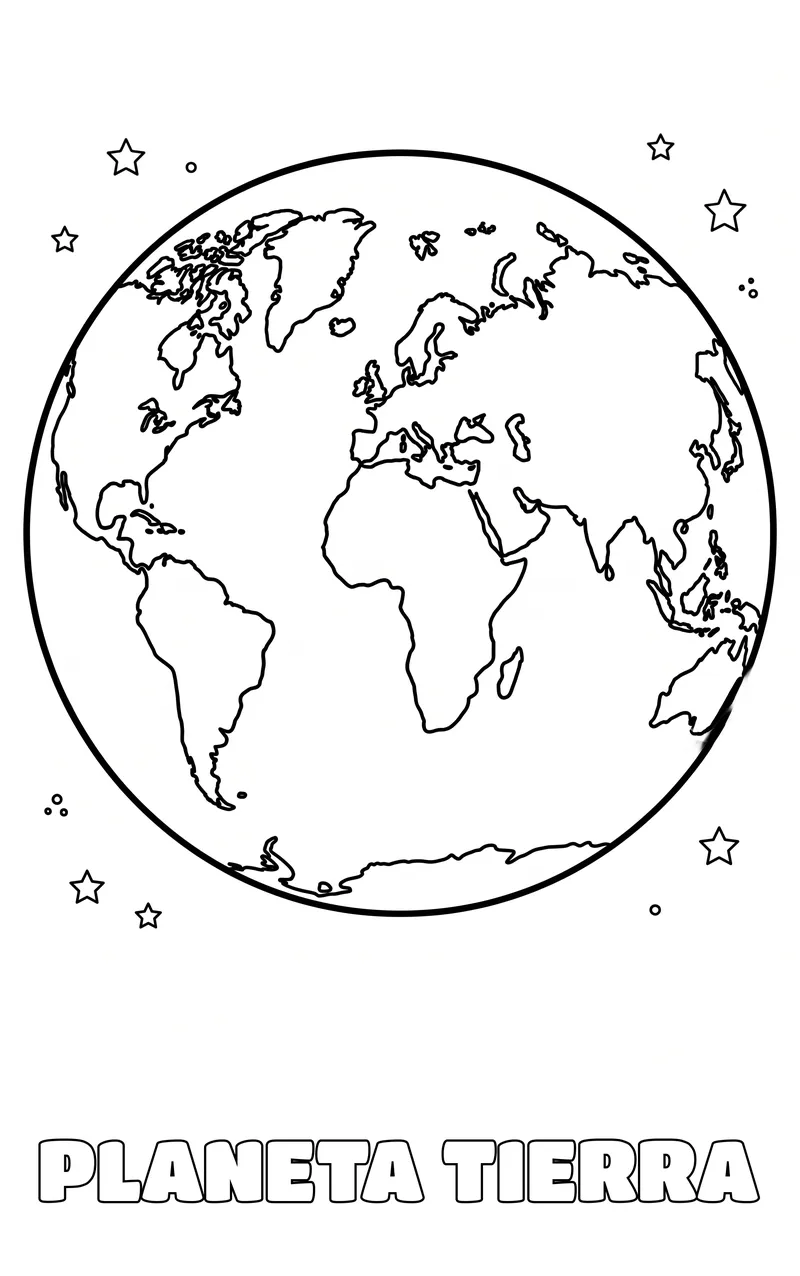 dibujo de el espacio para colorear