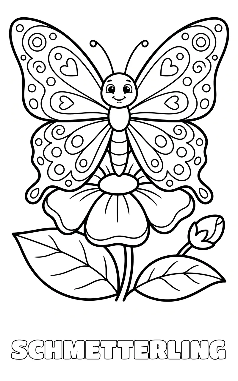 Insekten Ausmalbild zum Ausdrucken