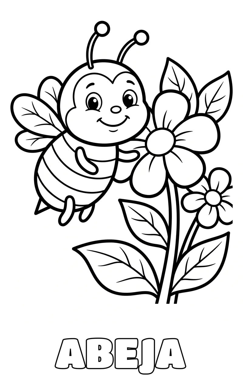 dibujo de insectos para colorear