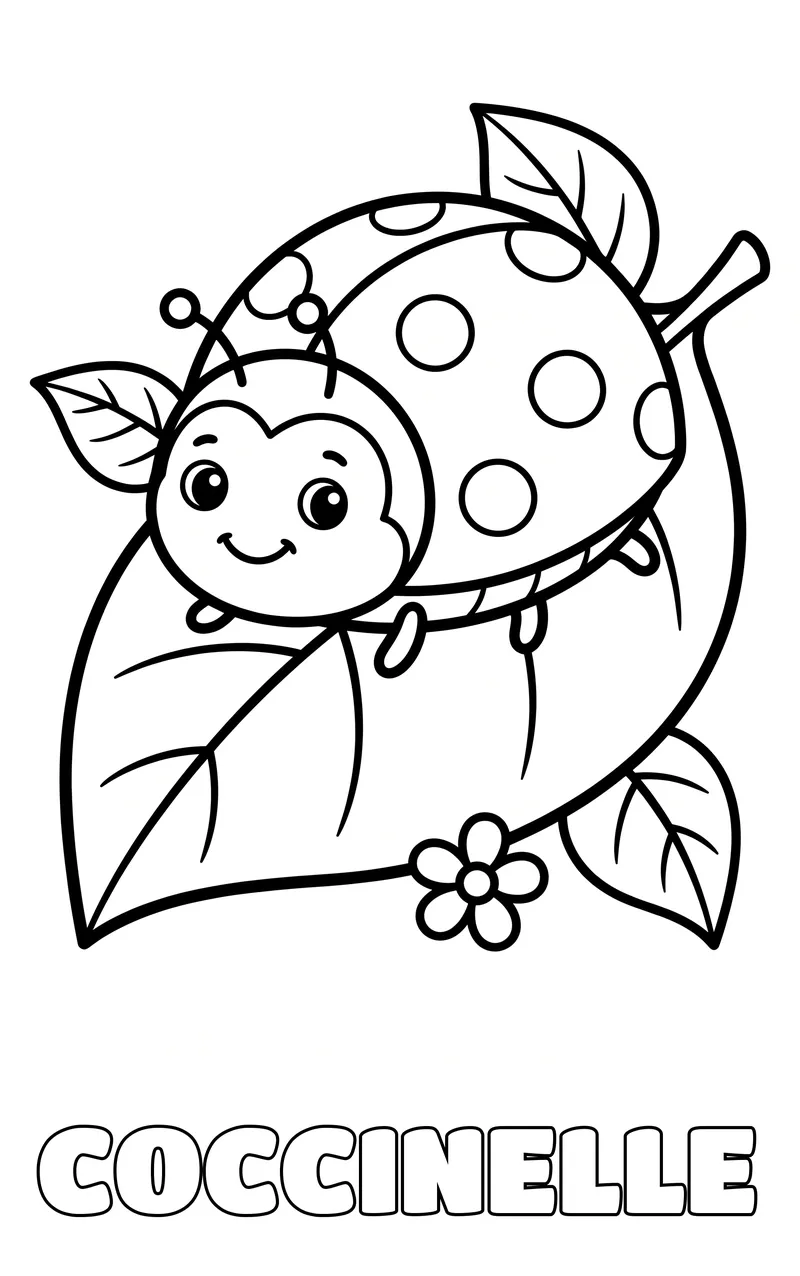 coloriage insecte à imprimer