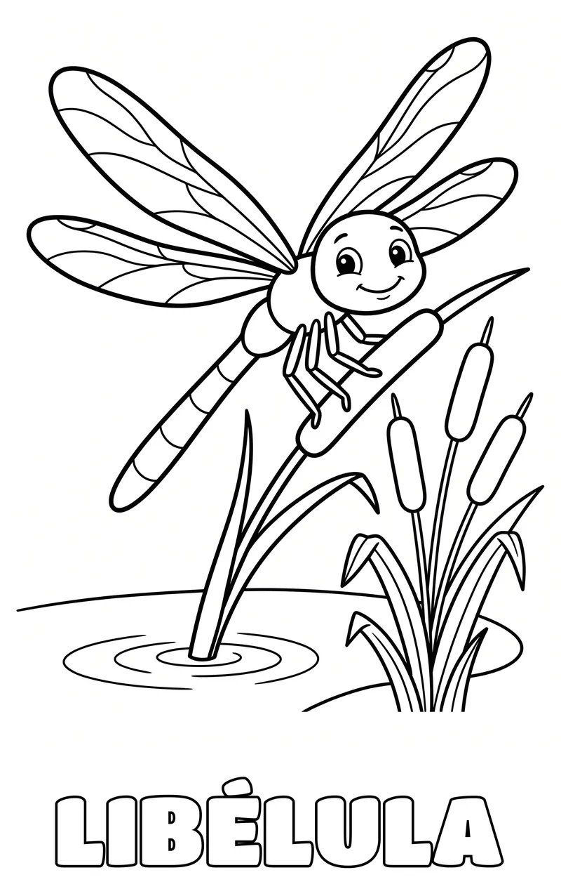 dibujo de insectos para colorear
