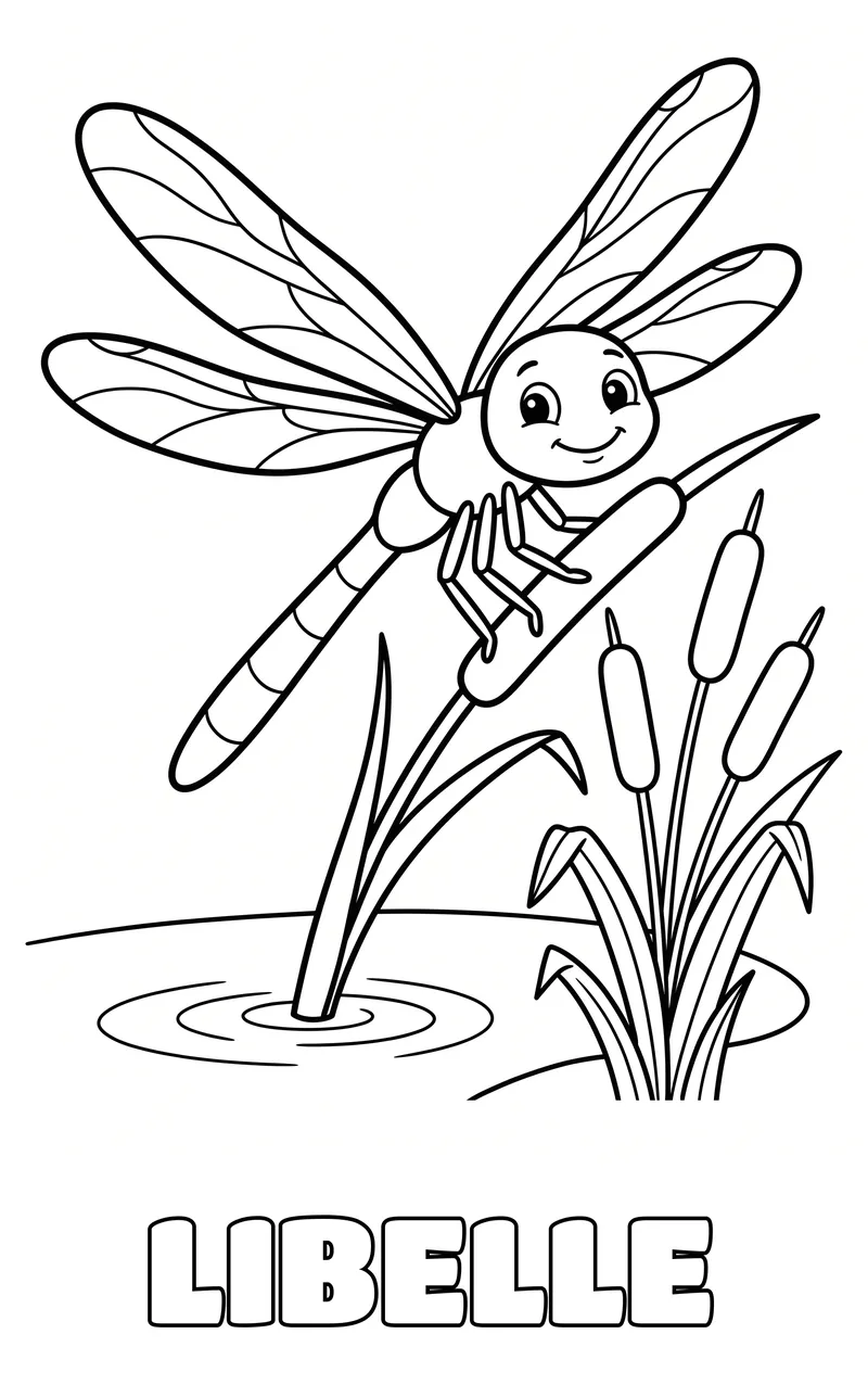 Insekten Ausmalbild zum Ausdrucken